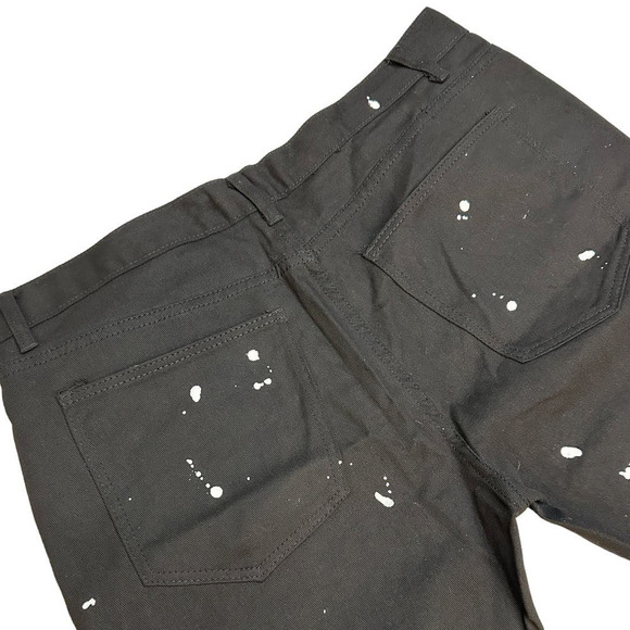 Jeanetix paint splattered black jeans size 40 x 32 - Picture 11 of 11